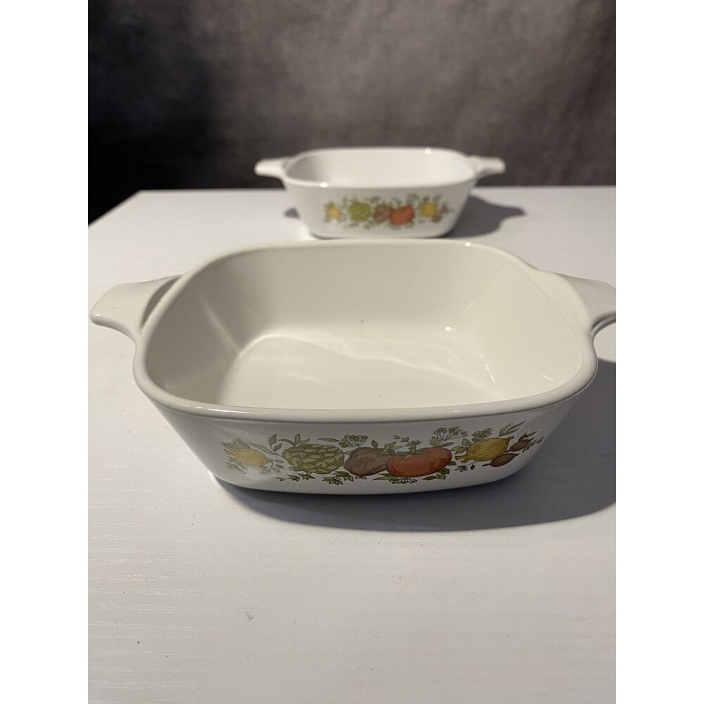Vintage Corning Ware Spice O' Life P-41-B Petite Pan (Set of 2)